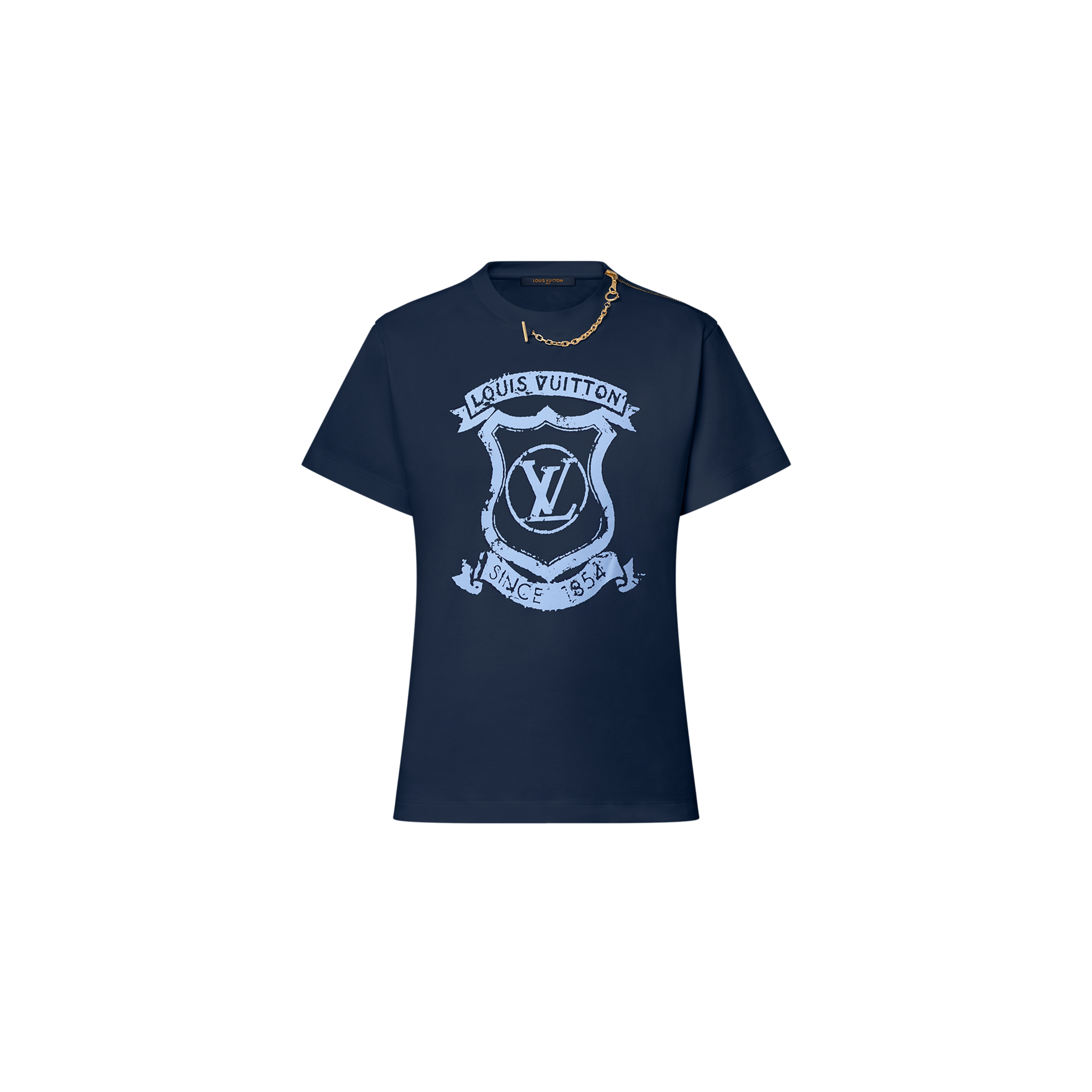 l0vis Vvtt0n tee-shirt w lv crest 1ai472